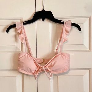 Gianni Bini bikini top Sz M. Baby pink. Never worn